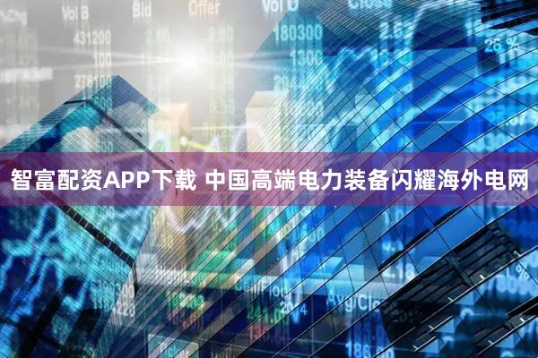 智富配资APP下载 中国高端电力装备闪耀海外电网