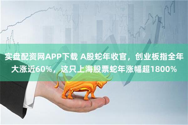 实盘配资网APP下载 A股蛇年收官，创业板指全年大涨近60%，这只上海股票蛇年涨幅超1800%